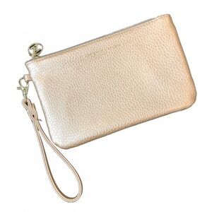NWOT Adrienne Vittadini Gold Wristlet